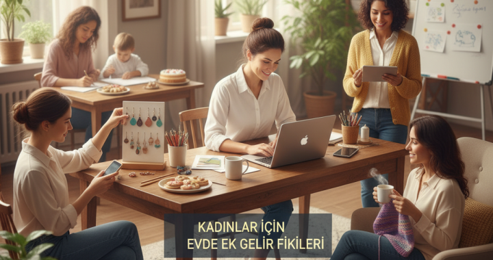 Kadınlar İçin Evde Ek Gelir Fikirleri